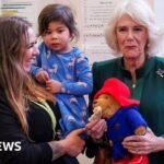 Camilla gives children late Queen's Paddington Bears