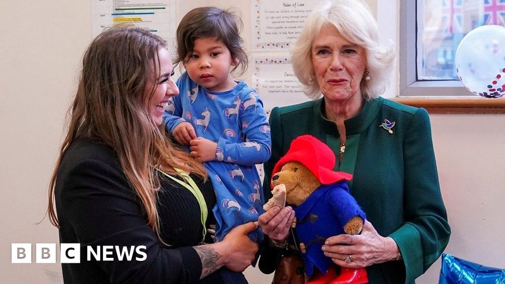 Camilla gives children late Queen's Paddington Bears