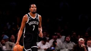 Kevin Durant poured in 45 points as the Brooklyn Nets defeated the Orlando Magic 109-102.