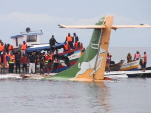 PHOTOS: Plane crashes into Lake Victoria in Tanzania