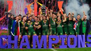 Rugby League World Cup: James Tedesco stars to seal 12th triumph for Australia in 30-10 win over Samoa