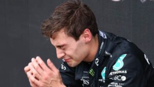 Sao Paulo GP: George Russell 'incredibly emotional' after holding off Lewis Hamilton for first win