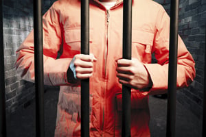 prisoner in orange jumpsuit