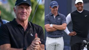 Greg Norman pays 'zero attention' to Rory McIlroy and Tiger Woods and insists he's staying as LIV CEO